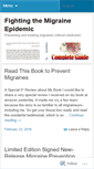 Mobile Screenshot of migraine-book.com