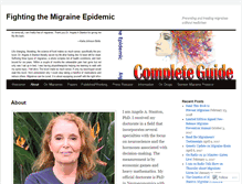 Tablet Screenshot of migraine-book.com